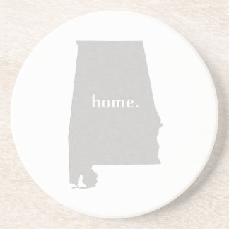 Porta-copos Mapa home do estado da silhueta de Alabama