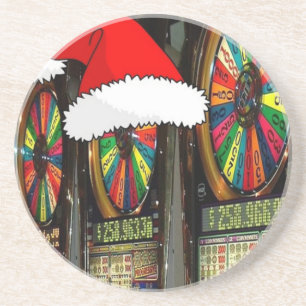 Porta-copos Máquinas de Slot de Santa Hat