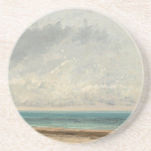 Porta-copos Mar Calmo - Gustave Courbet (Frente)