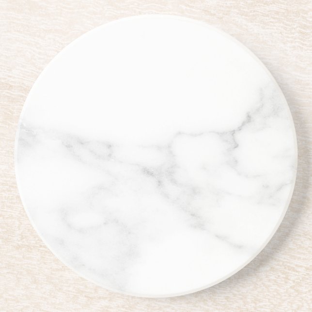 Porta-copos Marble Branco (Frente)