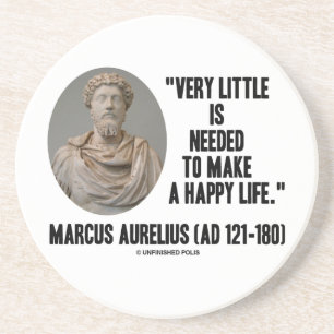 Porta-copos Marcus Aurelius muito pouco necessário faz a vida