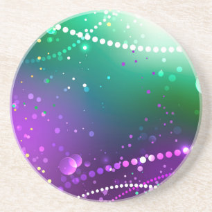 Porta-copos Mardi Gras Festivo Purple Background