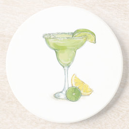 Porta-copos Margarita Cocktail Watercolor