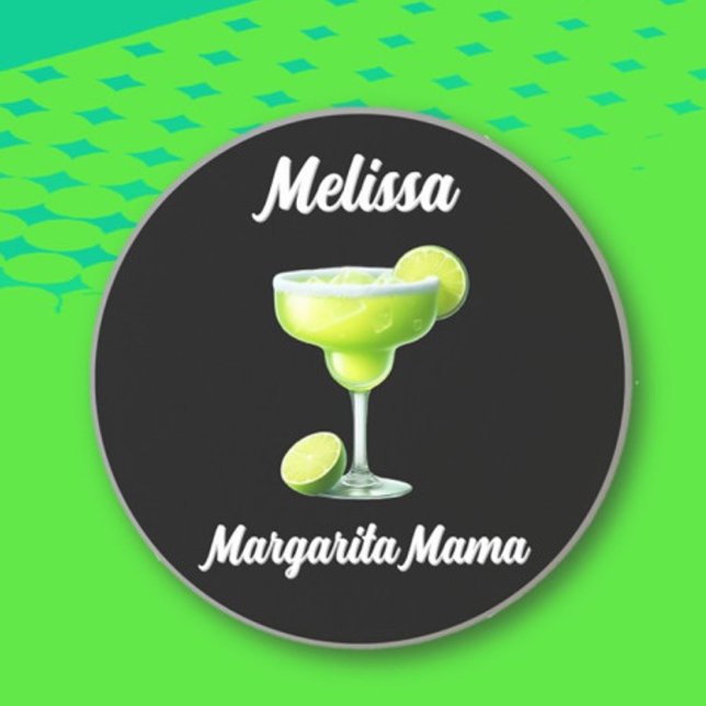 Porta-copos Margarita Mama! Personalização de presente diverti (Criador carregado)