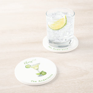 Porta-copos Margarita Personalizada com Nome Cheers II