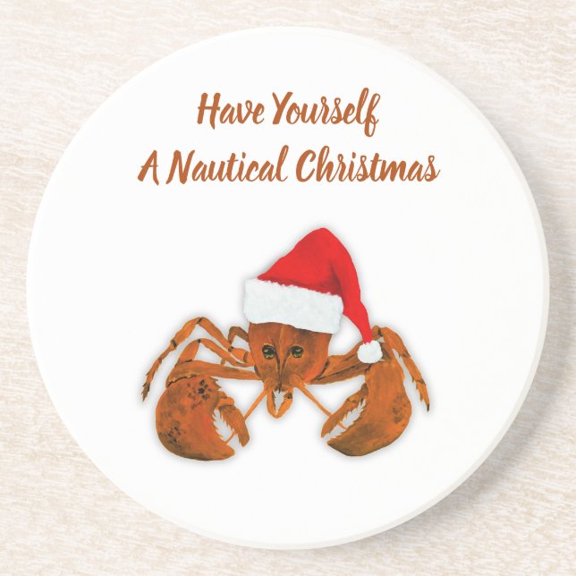 Porta-copos Maritime Santa Lobster (Frente)
