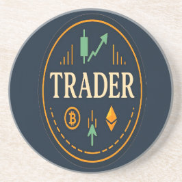 Porta-copos market trader coaster for any trader