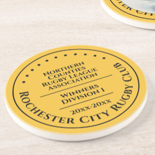 Porta-copos Medalha de Estilo de Clube Esportivo Personalizado