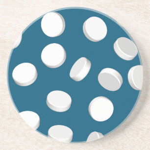 Porta-copos medicamentos para pílulas azuis