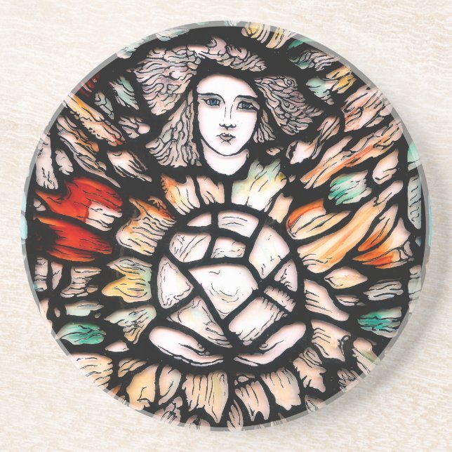 Porta-copos Meditação em cores. (Frente)