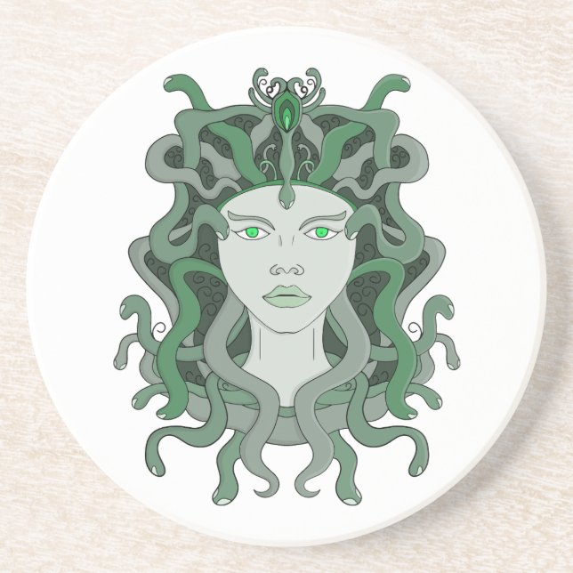 Porta-copos Medusa Gorgo Cobra Gorgão Monstro Mitologia Grega (Frente)