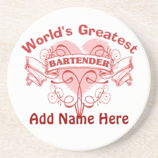 Porta-copos Melhor Bartender do Mundo