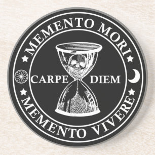 Porta-copos memento mori viver