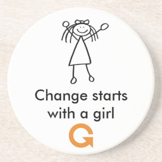 Porta copos - menina