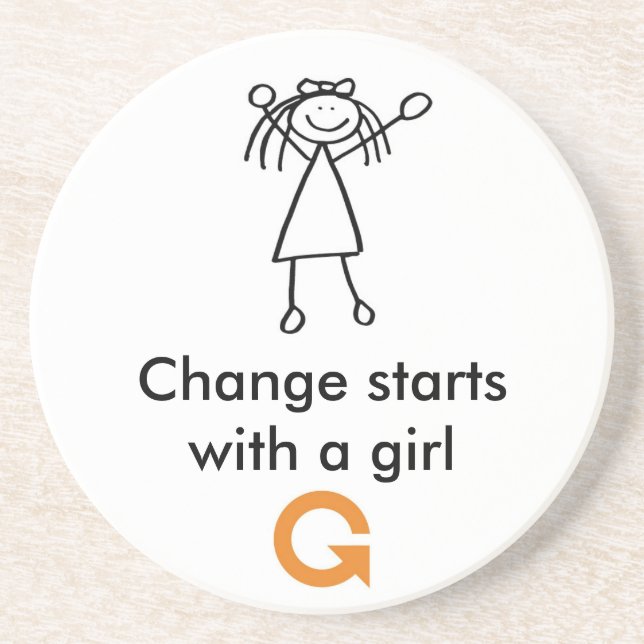 Porta copos - menina (Frente)