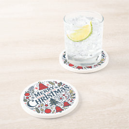 Porta-copos Merry Christmas 3