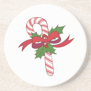 Porta-copos Merry Christmas Candy Cane