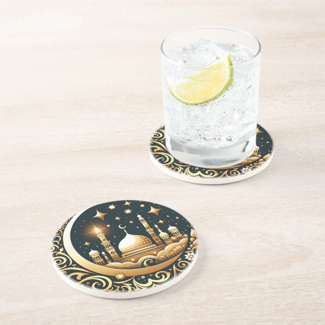 Porta-copos Mesquita Na Lua Do Ouro (Lateral)