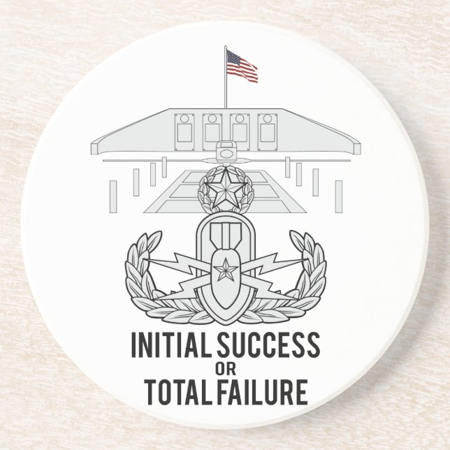 Porta-copos Mestre EOD e memorial (Frente)