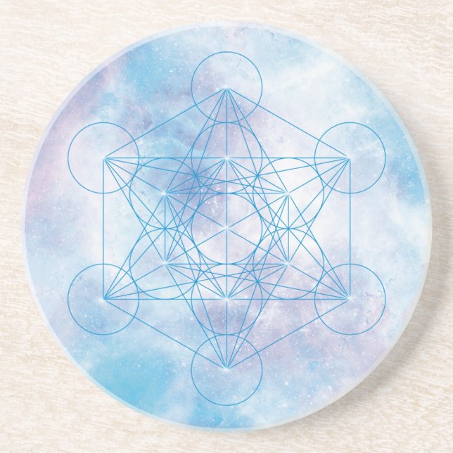 Porta-copos Metatron – Geometria Sagrada (Frente)