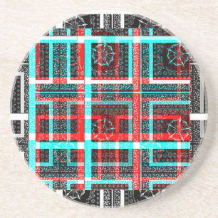 Porta-copos Meu Design de Maze Quadrado