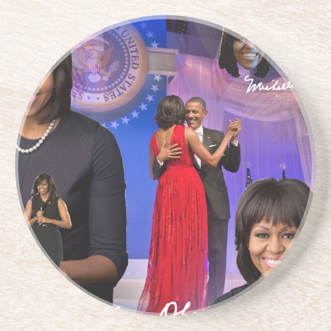 Porta-copos Michelle Obama (Frente)