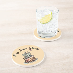 Porta-copos Mikitiez café, natal, citando cafeína fofa