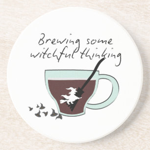 Porta-copos Mikitiez halloween espresso bruxa café