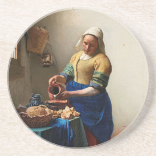 Porta-copos Milkmaid Kitchen Maid por Johannes Vermeer
