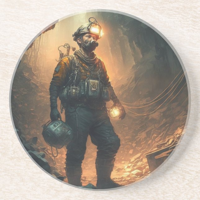 Porta-copos Minas Perigosas (Frente)