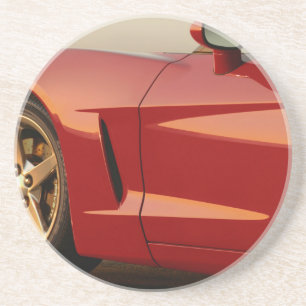 Porta-copos Minha Corvette Vermelha