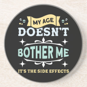 Porta-copos Minha idade não me incomoda velhas Pessoas sarcást