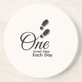 Porta-copos Minimal Motivational Coaster-Drink Coaster