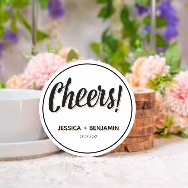 Porta-copos Minimalist Handwritten Typography & Elegant Modern (Criador carregado)