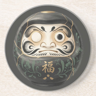Porta-copos Minimalista Daruma Japonês | Zen Kintsugi