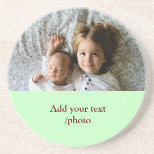 Porta-copos Mínimo simples ADICIONAR SUA FOTO TEXTO NATAL S