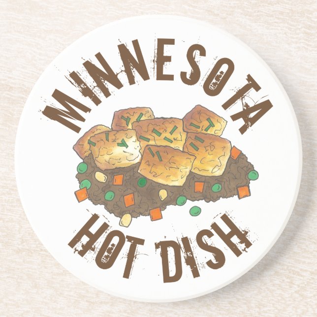 Porta-copos Minnesota Hot Dish Tater Tot Casserole (Frente)