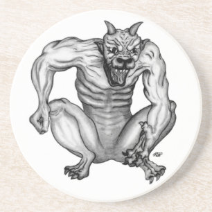 Porta-copos Mischwesen - duende diabo e Golem