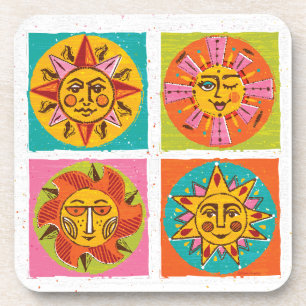 Porta copos Mod Sun Faces