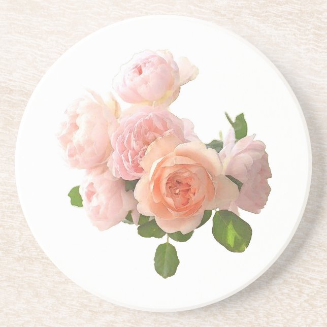 Porta-copos Modelo Elegante de Rosas Moderno e Tendência Desig (Frente)