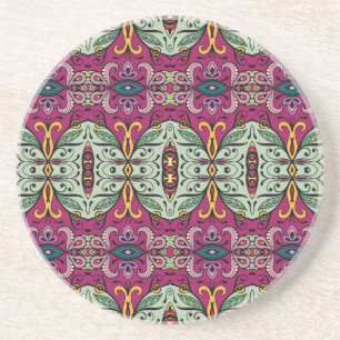 Porta-copos Modelo Étnico Geométrico Tribal Floral