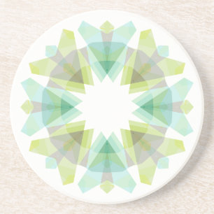 Porta-copos Moderno Retro Verde Cinza Estrela Dopamina Decoraç