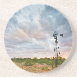 Porta-copos Moinho de Vento e Nuvens ao Pôr do Sol