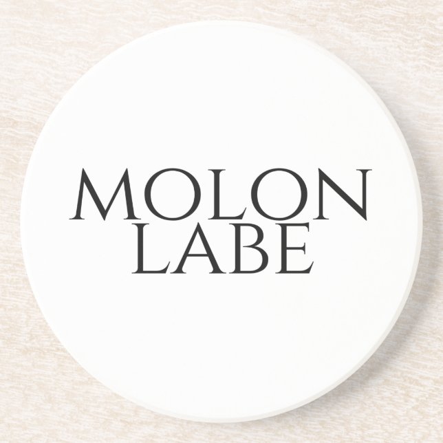 Porta-copos Molon Labe (Frente)