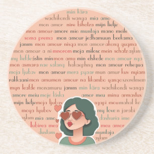 Porta-copos Mon Amour
