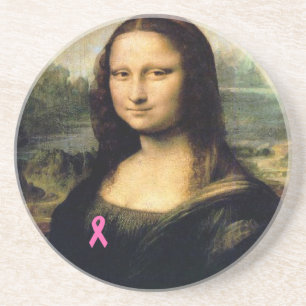 Porta-copos Mona Lisa de Fita Rosa
