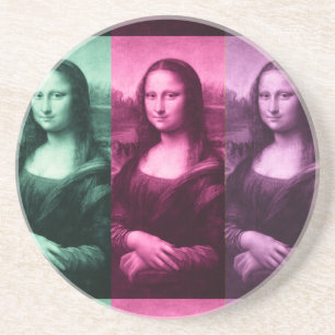 Porta-copos Mona Lisa Green Pink Purple