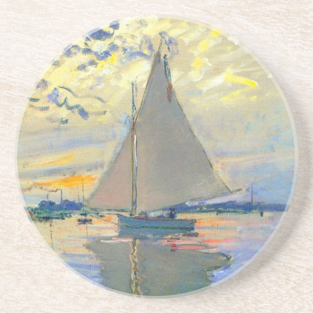 Porta-copos Monet Sailboat no Le Petit-Gennevilliers (Frente)