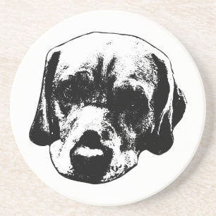 Porta copos Monocromática Labrador de Fechamento