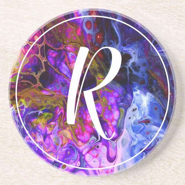 Porta-copos Monograma mundial fantasia (Frente)